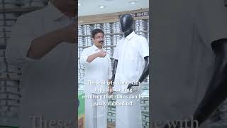 The Ultimate Anti-Stain White Shirt Test for Men | Stain Free Shirts by Minister White