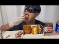 mukbang vlog 패스츄리 꽈배기 도넛 디저트 pastry twisted bread sticks doughnuts dessert eating show