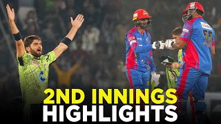 2nd Innings Highlights | Lahore Qalandars vs Karachi Kings | Match 10 | HBL PSL 9 | M2A1A