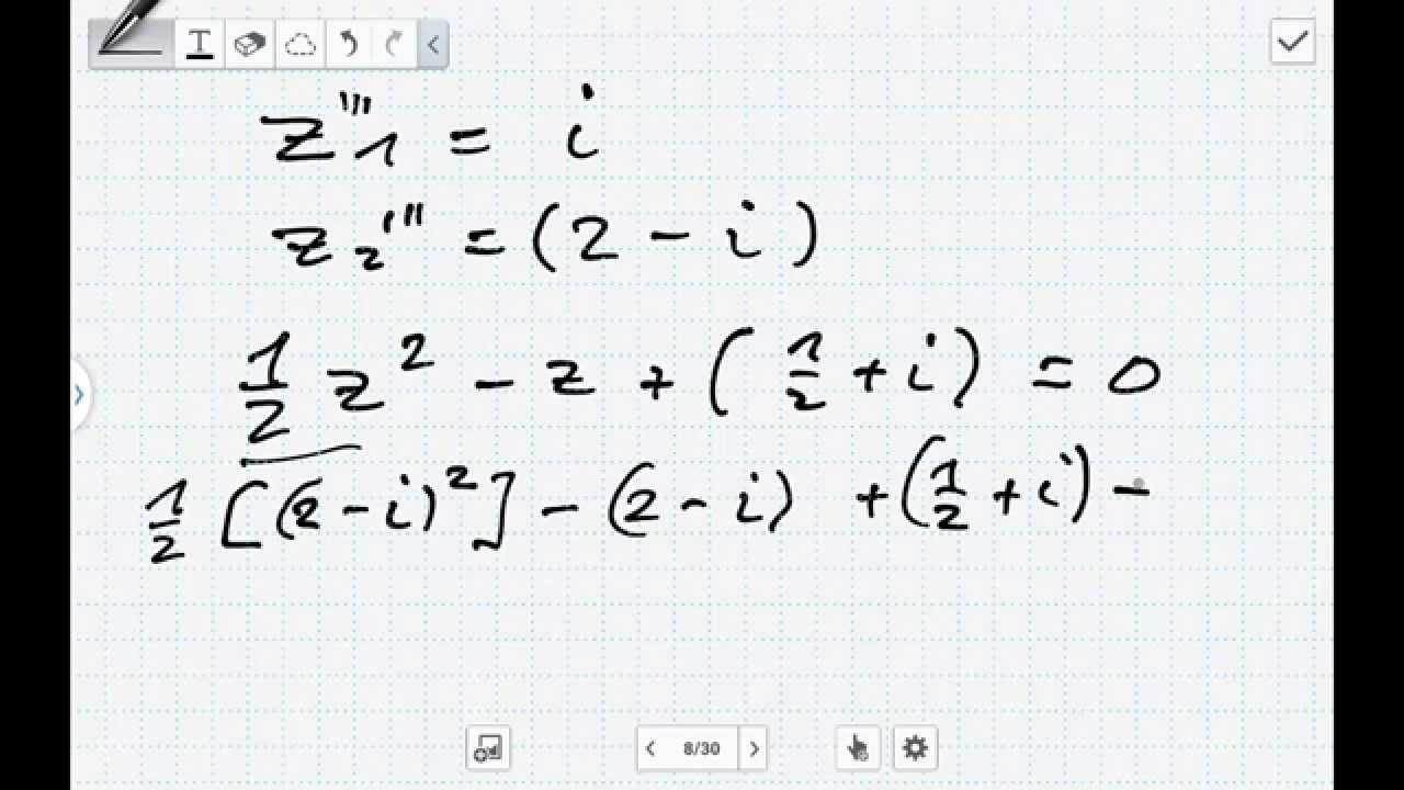 Quadratische Gleichung Mit Komplexen Zahlen (Komplexe Analysis) - YouTube