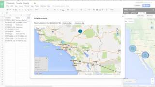 Google Maps App inside of Google Sheets
