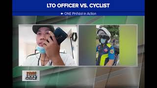 LTO OFFICER VS. CYCLIST