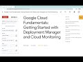 Google Cloud Fundamentals: Getting Started with Deployment Manager and Cloud Monitoring || #qwiklabs