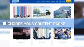 Axis LMS Content Packs