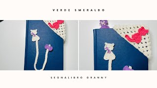 TUTORIAL SEGNALIBRO GRANNY 🐱|| Come fare un segnalibro all'uncinetto