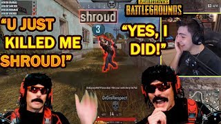 Shroud Gets DrDisrespect KILLED in PUBG! + Hilarious Game \u0026 Teasing!