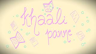 Khaali Panne || The Lucid Dream || feat. Muskan Nahata