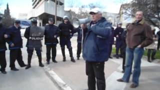 Obraćanje penzionisanog policajca, 07.03., Mostar