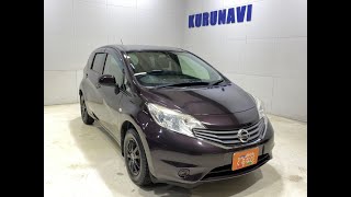 日産　ノート　1.2X FOUR 4WD　H25年　nissan　NOTE　NE12　内装　外装　室内　燃費　エンジン音　車両紹介　シートアレンジ