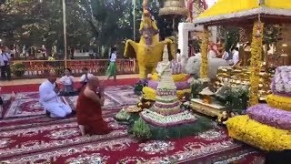 បុណ្យមាឃបូជា​ វត្តដំណាក់​ ក្រុងសៀមរាប 19/02/2019