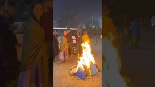 Lohri celebrating #lohricelebrations #lohrivibes #lohri #celebration #festival #bonfire #punjabi