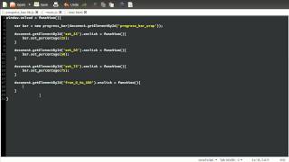 JavaScript Tutorial: Simple Progress Bar [part 03]