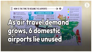 As air travel demand grows, 6 domestic airports lie unused