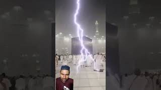 #makkah havi rain , #macca kaba rain #Yasir street food #viral.