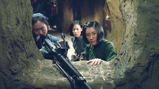 The Japanese army was conducting a sweep, but a female sniper hid in a cave and wiped them all out!