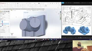 Diseñando con el Cuervo Solidworks ejercicio 28 (Parcial )