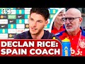 DECLAN RICE'S comments about the Spanish coach SPARK OUTRAGE among Spaniards before the EURO final