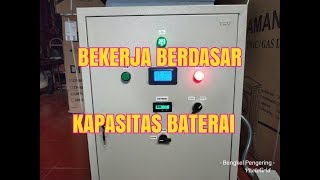 Panel pembangkit listrik tenaga Surya mode kapasitas baterai full otomatis