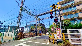 【電車】踏切動画【ふみきり カンカン】Trains and Railroadcrossing video in Japan