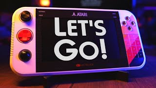 Atari GAMESTATION GO! - The FIRST Look at the Updated Hardware for CES 2025