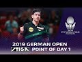 Stiga Point of Day 1 | 2019 ITTF German Open