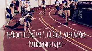 1. Päivä Yläkoululeiritys Painonnostajat 1.10.2017, Vierumäki