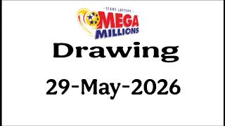 mega millions live Drawing results form Tuesday 29 May 2026 | today is lottery result
