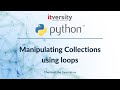 Mastering Python - Manipulating Collections using loops - 06 Filtering Data