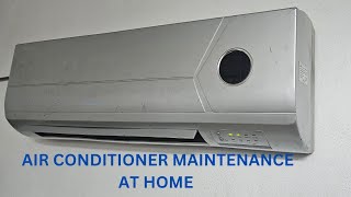 Quick and Easy Air Conditioner Maintenance |എയർ കണ്ടീഷണർ മെയിൻ്റനൻസ് നിങ്ങളുടെ വീട്ടിൽ നിങ്ങൾ തന്നെ|