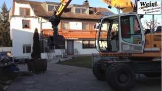 Weigl Erdarbeiten - Liebherr 904 C - OilQuick-Schnellwechsler - Bagger - Test