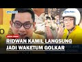 Ridwan Kamil Resmi Gabung ke Golkar, Langsung Dapat Posisi Strategis Jadi Waketum