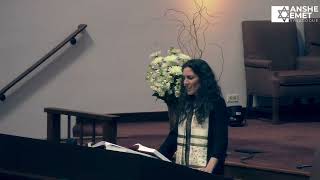 Cantor Rachel Brook sings Just Peace (Oseh Shalom) by Beth Styles