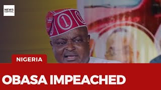 #breakingnews: Lagos State Speaker Mudashiru Obasa Impeached