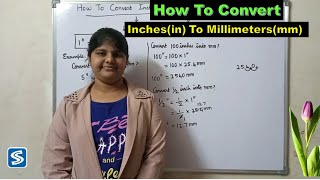 How To Convert Inches into Millimeters | Inches To Millimeters | Conversion of Inches To Millimeters