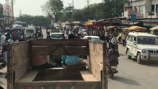 Indian traffic, Lalsot, Rajasthan, India, dec 2017