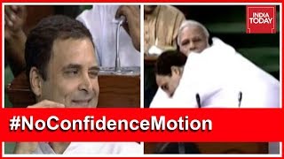 Rahul Gandhi's Hug And Wink Inside Lok Sabha Trends On Social Media | #NoConfidenceMotion