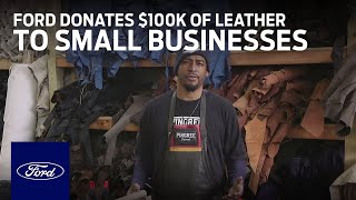 Ford Donates $100,000 Worth of Leather to Detroit Small Businesses | Ford