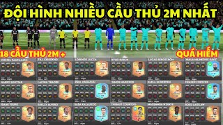 DLS 25 | Đội hình 18 Cầu thủ Cao trên 2M quá khủng Rất Hiếm trong Dream league soccer 2025