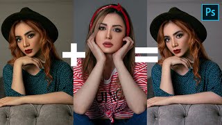 Cara Edit Menyamakan  Warna Kulit di Photoshop