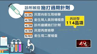 獨家／新北診所遭爆用「過期舊藥」 醫師秀單據喊冤「忘了銷毀」