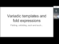 Variadic templates and fold-expressions