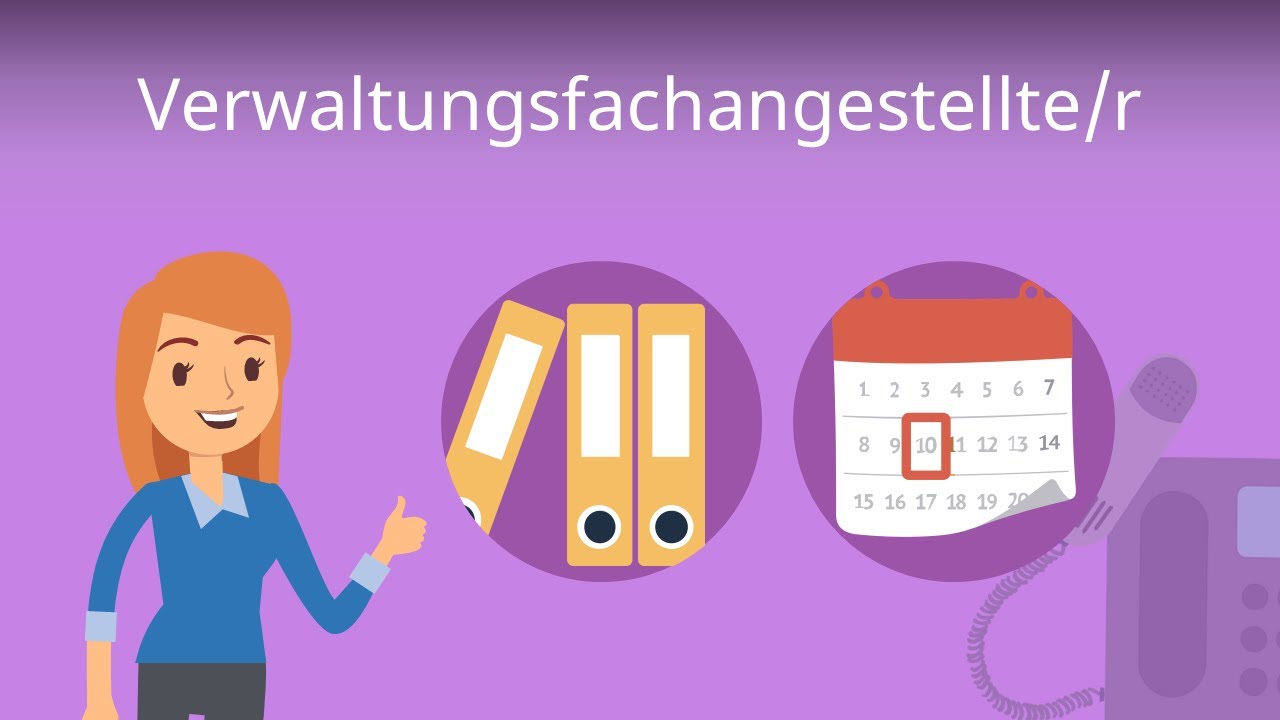 Verwaltungsfachangestellte - Ausbildung, Aufgaben, Gehalt - YouTube