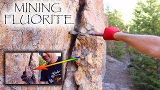 MINING for FLUORITE in an ABANDONED GOLD MINE in COLORADO!