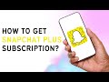 COMPLETE GUIDE How To Get Snapchat Plus Subscription Android iPhone