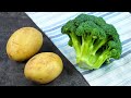 ¡Nunca me canso de cocinar brócoli con papas así! Receta de cena fácil y saludable.