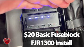 How To Install a FJR1300 Switched $20 Fuse block NO SPLICING