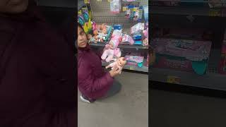 Durva wants to buy baby doll at walmart