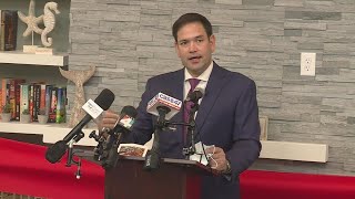 Sen. Marco Rubio, Gov. Ron DeSantis holding news conference in Jacksonville