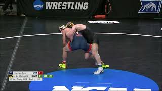 165 lbs : Alex Marinelli vs Justin McCoy ( Rd2 ) | NCAA Wrestling Championshis 2022