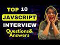 Most Asked Javascript Interview Questions & Answers In Hindi | Sofia Goyal